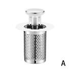 Stainless Steel Up Drain Filter Anti-clog Sink Strainer Bathroom Access UK