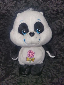 Rare Vintage 2004 Care Bear Cousin Perfect Panda Flower 8" Plush Beanie Animal - Picture 1 of 3