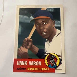 1991 Topps Archives The Ultimate 1953 Set - #317 Hank Aaron - Picture 1 of 5