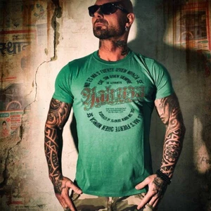 Yakuza Camiseta Hombre Camiseta TSB517 Color Verde - Imagen 1 de 4