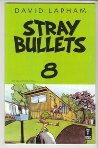 David Lapham: Stray Bullets #8, El Capitàn 2nd Printing EXCELLENT - Picture 1 of 1