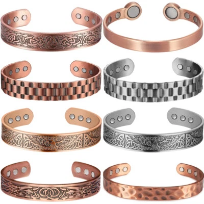 ProstaPower Magnetic Solid Pure Copper Wristband, Magnetic Copper Prostate Band - Image 1 of 4