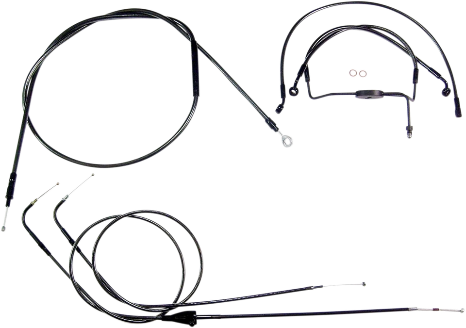 Kits de instalación de manillar Magnum Designer 10" Ape Black Pearl 487294 Foto 1 de 1