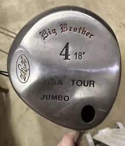 Big Brother XYZ USA Tour Jumbo 4 Wood 18 Degree RH ~42" / Superlite Ladies - Picture 1 of 8