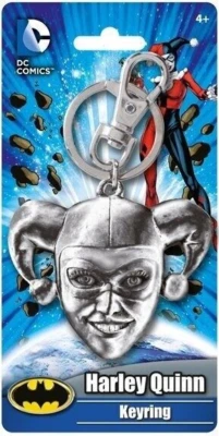 2015 DC COMICS HARLEY QUINN CABEZA PELTRE LLAVERO POR MONOGRAMA NUEVO TY2971E Foto 1 de 2