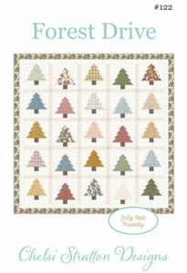 Quilt Pattern FOREST DRIVE Moda Chelsi Stratton JELLY ROLL FRIENDLY Folktale - Picture 1 of 4