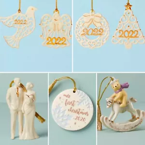 Nuevo Lenox Porcelana Elección de Adornos de Navidad - Imagen 1 de 11