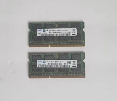 DDR3 SO-DIMM 4GB (2x 2GB) 1Rx8 PC3 - 8500S 1066 MHz VARIOUS BRANDS - Image 1 of 2