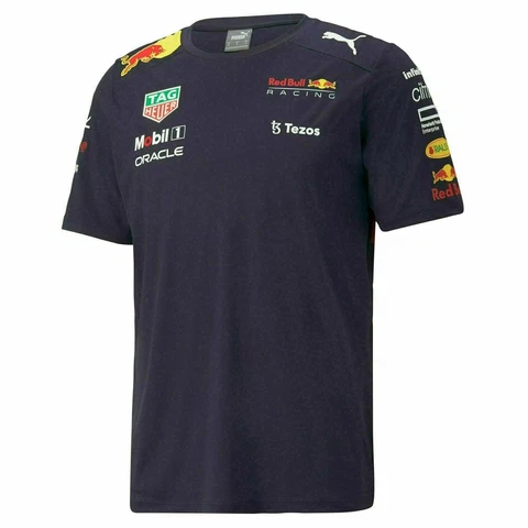 Red Bull Racing F1 Men's 2022 Team T-Shirt- Navy Cover