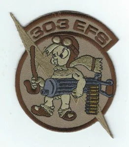 303rd EXPEDITIONARY FIGHTER SQUADRON !!THE LATEST!! (DESERT) patch - Picture 1 of 1
