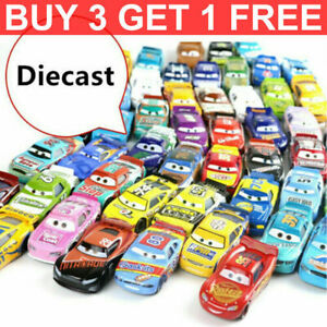 *Buy 3=1Free Disney Pixar Cars Lot Lightning McQueen 1:55 Diecast Model Toy Cars
