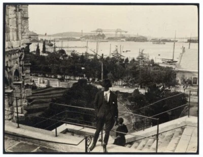 Pola Croatia Croazia Arena Sea Lot two single small photos 1920 S1011 - Immagine 1 di 2