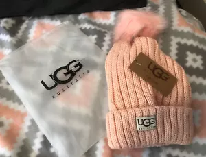 UGG Australia Hat Woman One Size Woman Color Melon - Picture 1 of 3