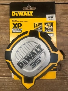 DEWALT 35' XP Tape Measure Wide Blade Contractor DWHT36235 Heavy Duty Quantity - Picture 1 of 4