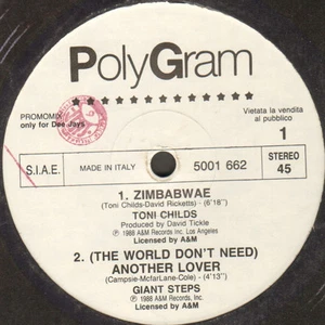Various (toni Childs/Giant Steps /the Art of Noise) - Polygram 5001 662 - Italy - Picture 1 of 2
