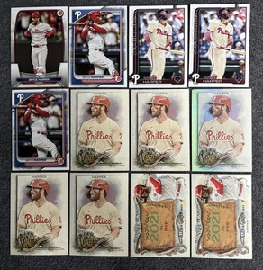 BRYCE HARPER 2022-2025 Baseball Card Lot! 12x Cards Phillies Topps Bowman - Picture 1 of 2
