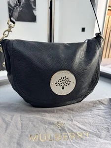 Mulberry Daria Satchel Bag Black Leather Handbag - Crossbody - Shoulder - Picture 1 of 16
