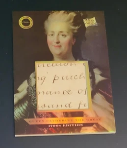 2024 Pieces of the Past 1700s Queen Catherine The Great #220 Relic Hand Written - Picture 1 of 2