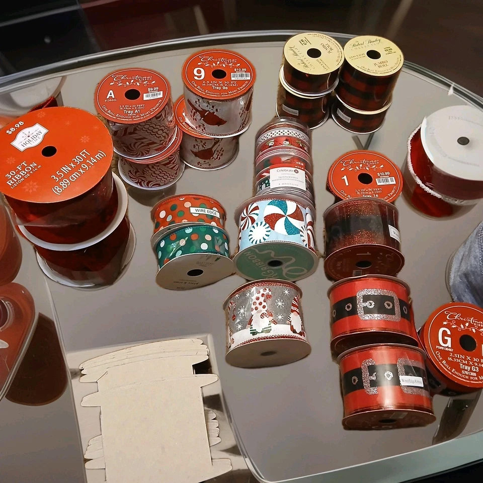 Lote De 30 Rollos De Cinta Temática Navidad Nuevos Y Parciales Foto 1 de 4