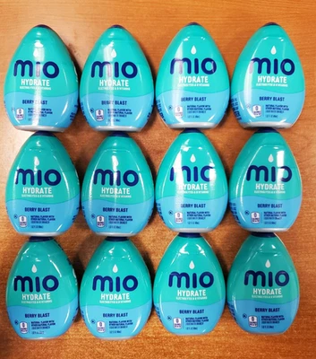 12 Pack: Mio *Berry Blast* Hydrate Liquid Water Enhancer 1.62oz ea Exp. 2/26 F5A - Image 1 of 4