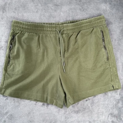 Шорты на шнурке зеленые Athletic Works L 12-14 эластичные с карманами на молнии на талии - Изображение 1 из 4