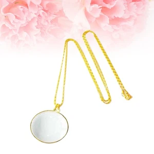 Hanging Magnifying Glass Magnification Lens Pendant Magnifier Necklace - Picture 1 of 11