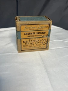 Vintage American Saffron - S.B. Penick & Company Medicine Full Box! - Picture 1 of 3