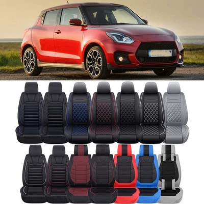 For Suzuki Swift Vitara Car Seat Covers Full Set Leather Front & Rear Cushion - Image 1 of 4