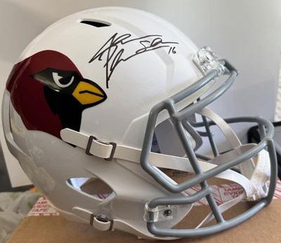 JAKE PLUMMER Signed Cardinals Full Size Speed Helmet Schwartz Cert Inscribed - Image 1 of 4