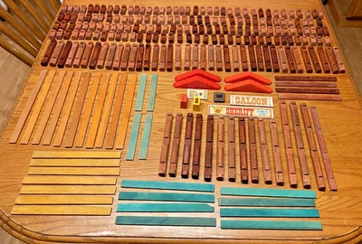 246 troncos Lincoln vintage grupo mixto frontones, letreros, chimeneas, pisos y más Foto 1 de 4