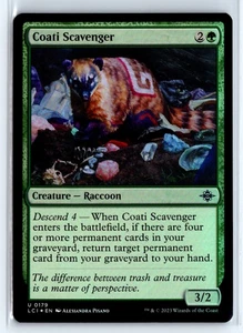 FOIL Coati Scavenger The Lost Caverns of Ixalan – MTG Magic the Gathering Card - Picture 1 of 5