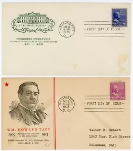 #803 831 PRESIDENTIAL SERIES OF 198 FIRST DAY COVERS CV $148 - Picture 1 of 10