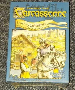 Carcassonne 1 Inns and Cathedrals , OLD EDITION , ENGLISH - NEW & SEALED - RARE - Picture 1 of 4