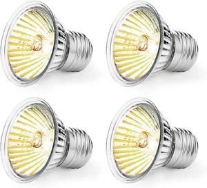 Lampadina Riscaldante per Rettili E27 Lampada UVA UVB Tartarughe 50W Dimmerabile - Foto 1 di 12