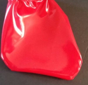 Mens shiny PVC or swim Pouch Pocket Tanning g string  Custom  handmade USA new - Picture 1 of 1