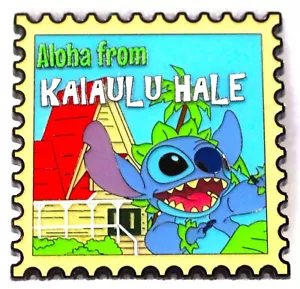 Prendedor de estampillas Loungefly Disney Stitch - Aloha de Kaiaulu Hale - Imagen 1 de 3