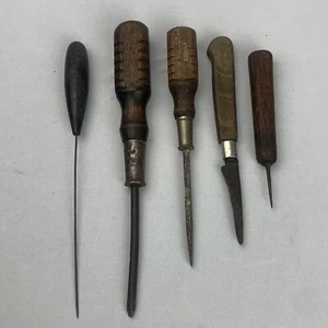Vintage Irwin Wood Flat Head Screwdriver 4” USA &  MAC Screwdriver Wood Tools - Picture 1 of 7