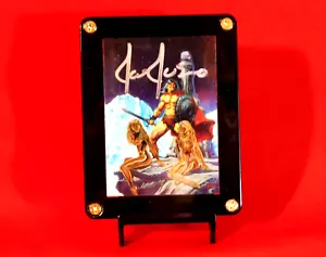 ALL CHROMIUM 1994 CONAN II CARD 86 SAVAGE SWORD SIGNED BY ARTIST JOE JUSKO - Picture 1 of 8