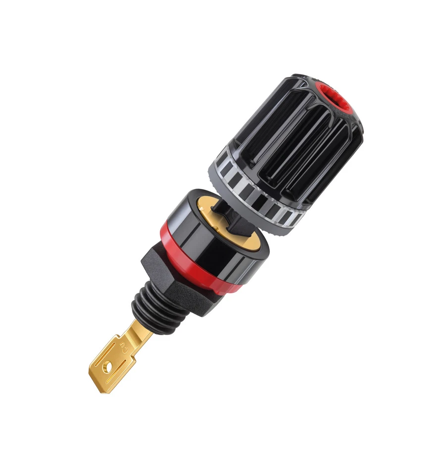 4 x WBT-0708 Cu nextgen  Polklemmen vergoldet pole terminals gold plated - Bild 1 von 1