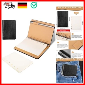 Notizbuch A7 Kleines Notizbuch, Mini Notizbuch 6 Ring Ringbuch, Notizbuch A7 ... - Bild 1 von 9