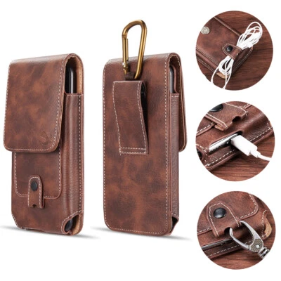 Vertical Phone Pouch Belt Loop Clip Holster Card Holder for Galaxy A72/A32/A52 - Image 1 of 4