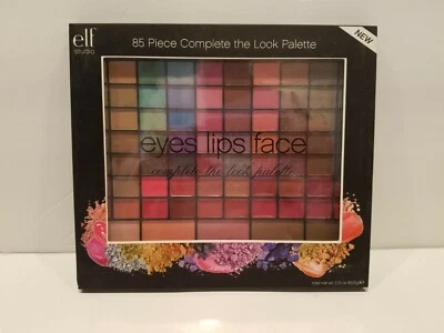 ELF- 85 Piece "Complete The Look Eyeshadow Palette" Eyes, Lips Face ~ NIB  - Image 1 of 4
