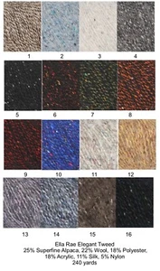CLEARANCE: Elegant Tweed yarn from Ella Rae; 13 Colors - Picture 1 of 17