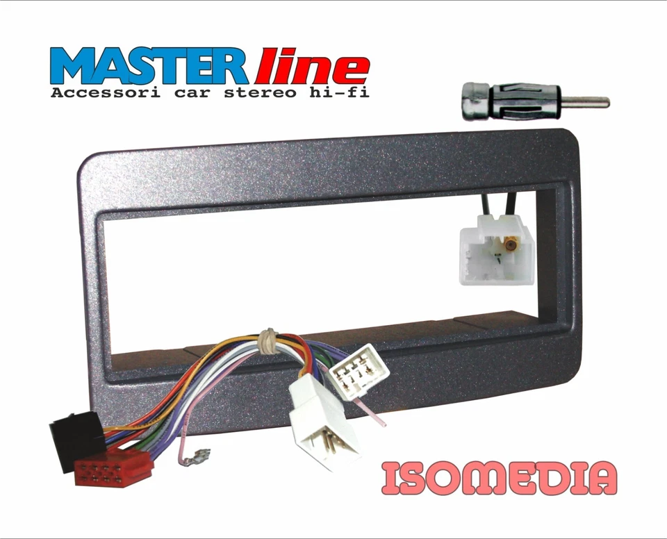 MASCHERINA RADIO 1 DIN COMPATIBILE PER TOYOTA AVENSIS VERSO DAL 2001 AL 2005. - Immagine 1 di 4