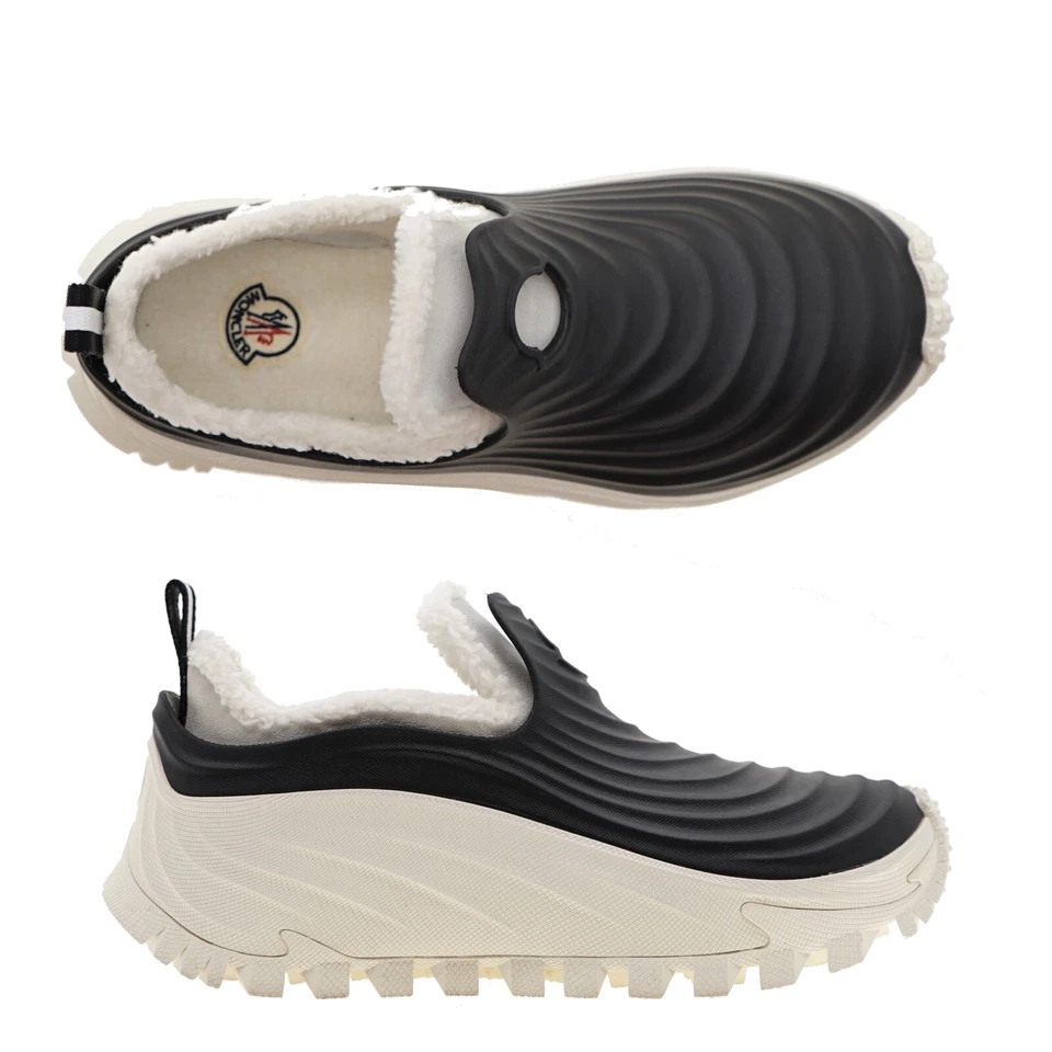 Moncler Acqua Rain Boots Shoes Sneakers Black Size 43 / 10 US