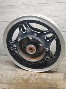 1980 80 80-82 Honda CB650C CB650 Custom Rear Back Wheel Rim 16x2.50" Bent - Picture 1 of 14