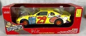 Steve Grissom 1996 Cartoon Network #29 Flintstones 1/24 Vintage NASCAR 10" x 4" - Picture 1 of 9