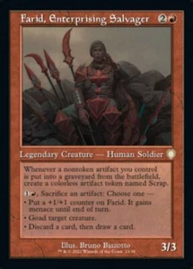 [1x] Farid, Enterprising Salvager Near Mint, English The Brothers' War Commander - Picture 1 of 1