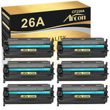 6PK Fits For HP Laserjet Pro M402n MFP M426fdw CF226A 26A Black Toner Cartridge