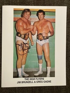 Jim Brunzell Autographed 8x10 Wrestling Photo - Picture 1 of 1